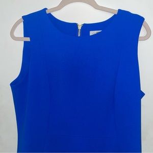 Sheath cobalt blue Calvin Klein dress
